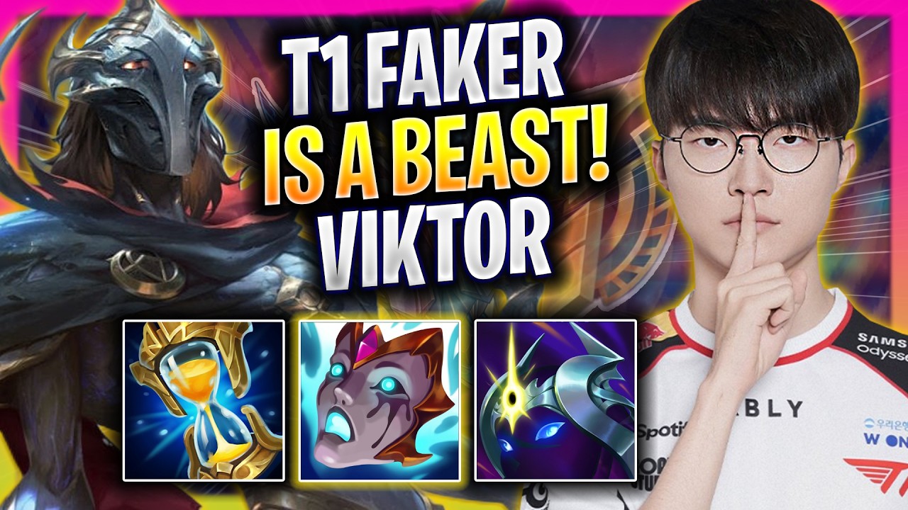 FAKER IS A BEAST WITH VIKTOR! - T1 Faker Plays Viktor MID vs Ahri! | Season 2026
