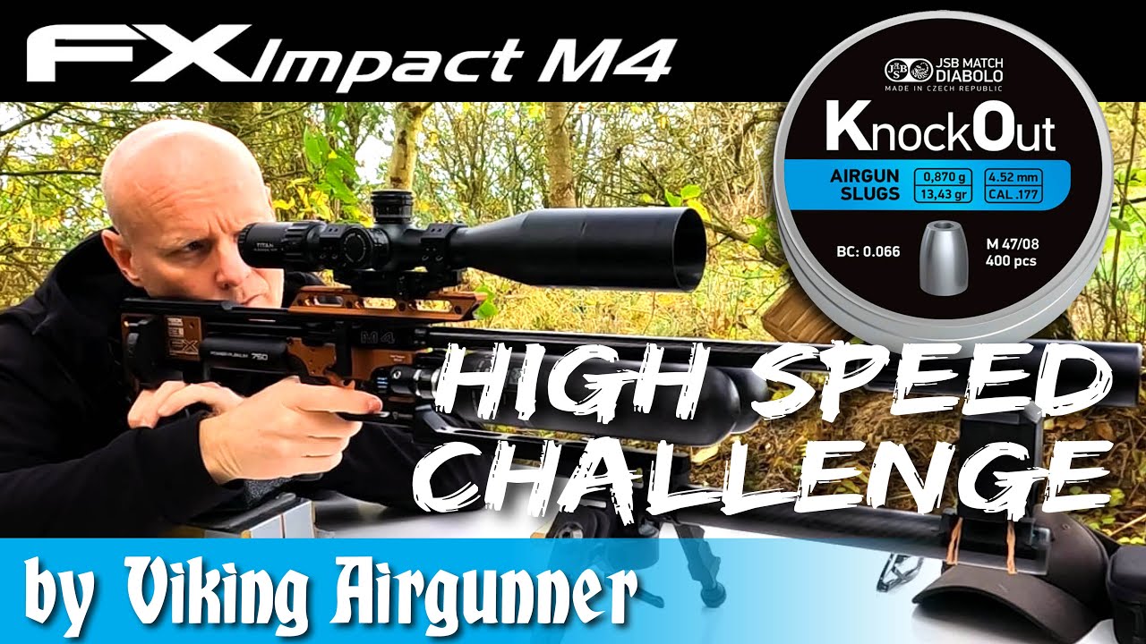 HIGH SPEED CHALLENGE - JSB KnockOuts vs. M4 | FX IMPACT M4 SERIES PT. 6