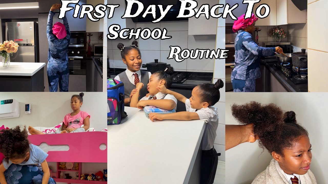 FIRST DAY BACK TO SCHOOL MORNING ROUTINE