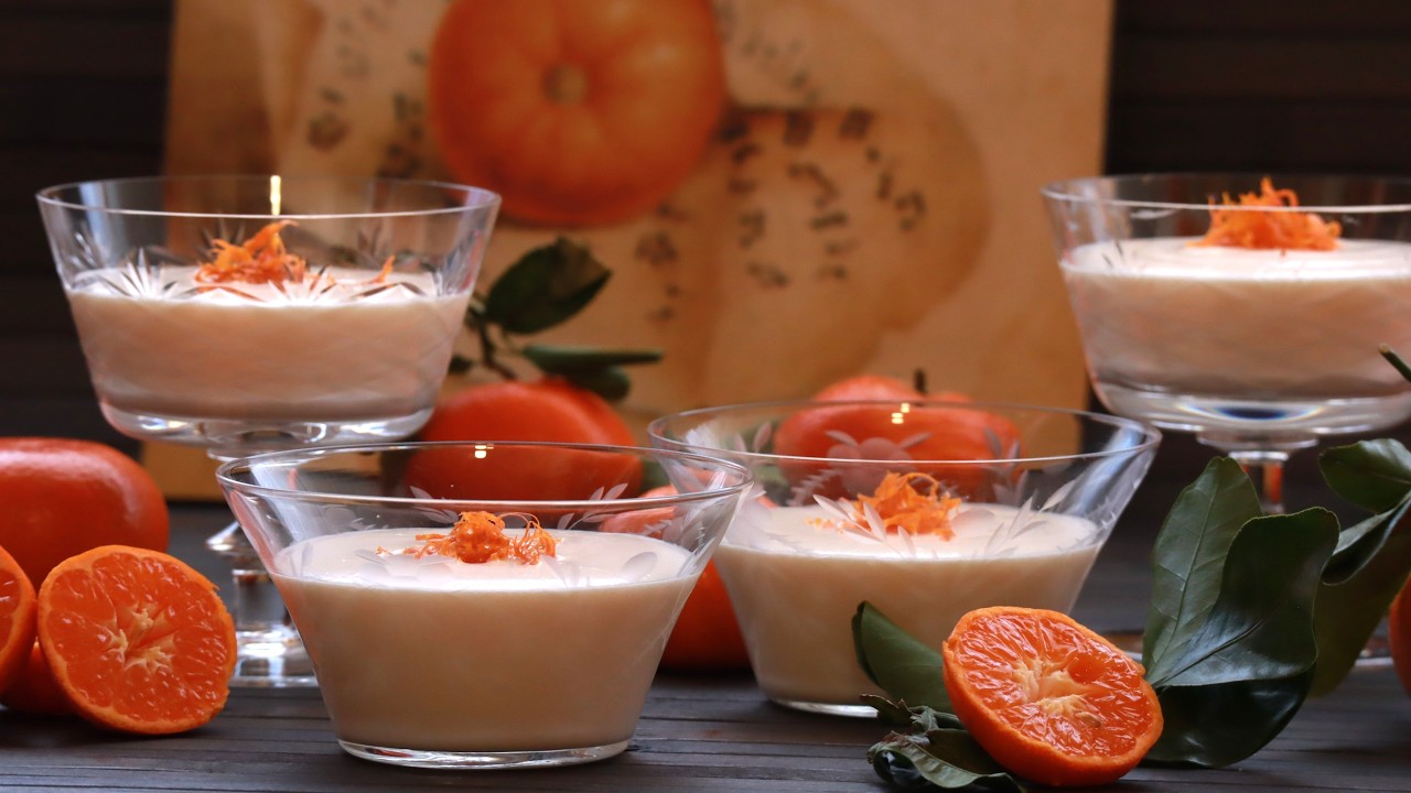 MOUSSE DE MANDARINA CON YOGUR