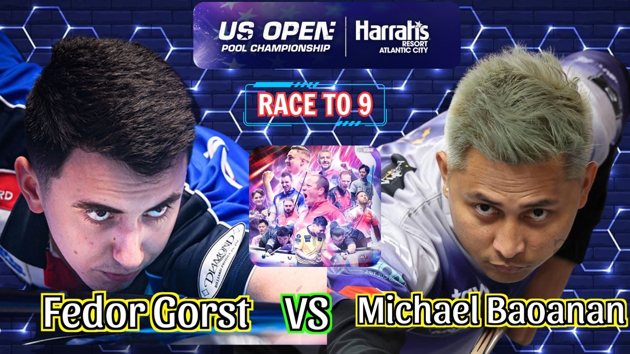 Fedor Gorst vs Michael Baoanan - POWER OF NO 1 ! Do you think?   US OPEN POOL