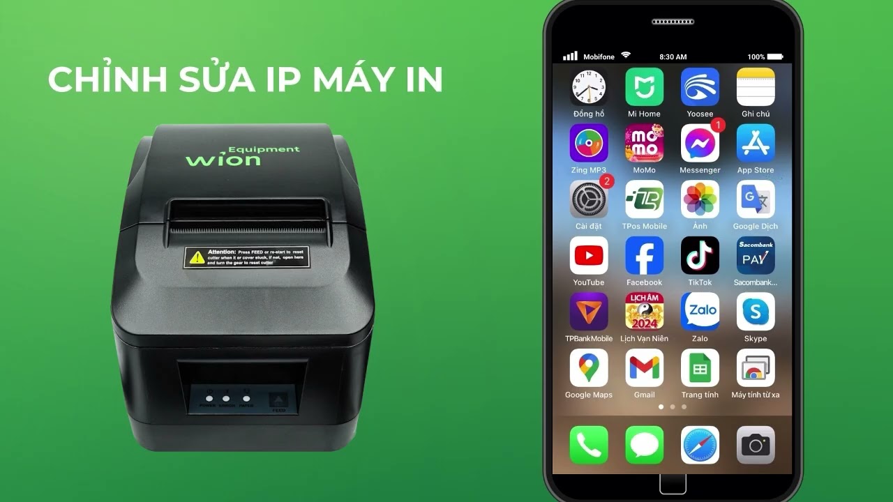 [HDSD] Cách kết nối máy in WiOn với app TPos trên điện thoại (Chi tiết)