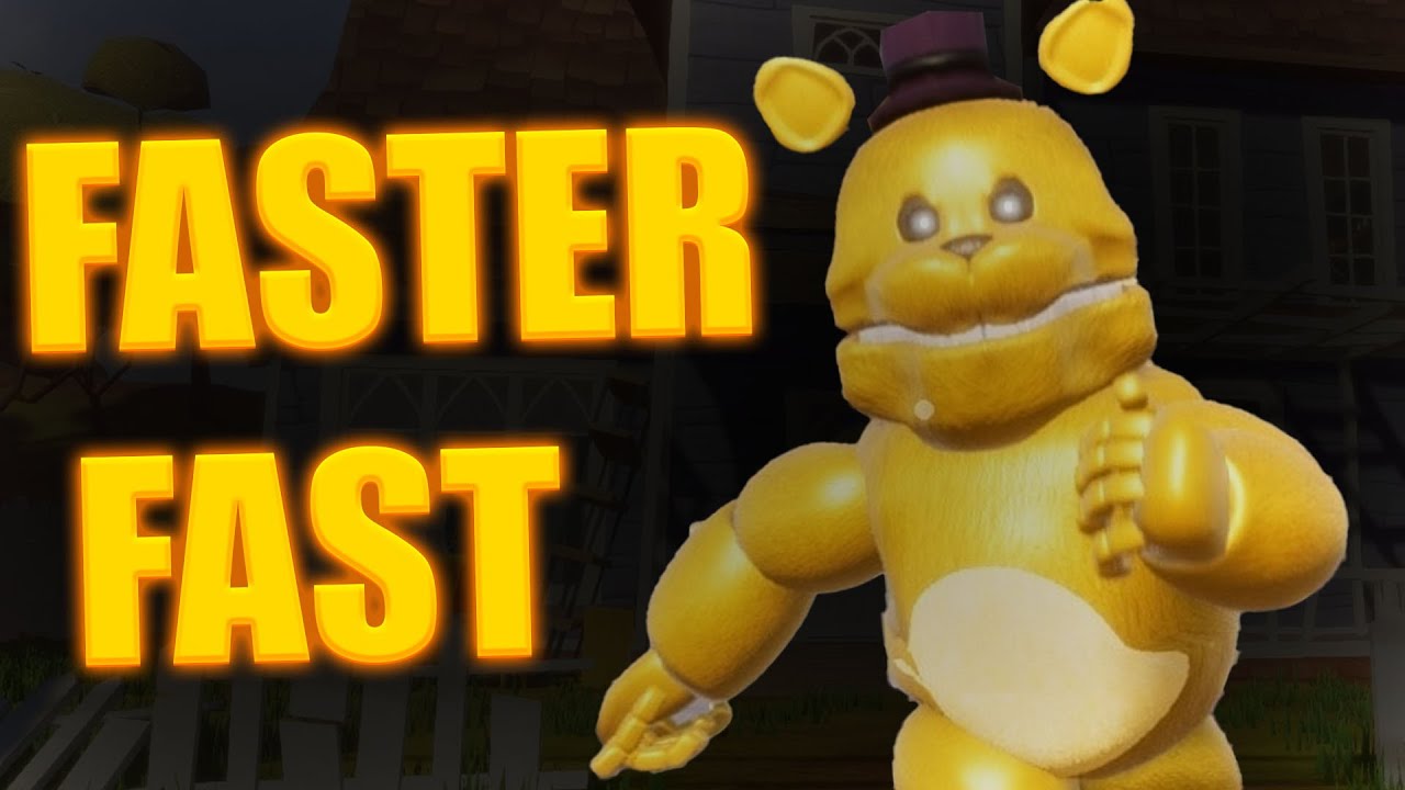 FREDBEAR'S FUN. HELLO NEIGHBOUR MOD. FREDBER RUNAWAY