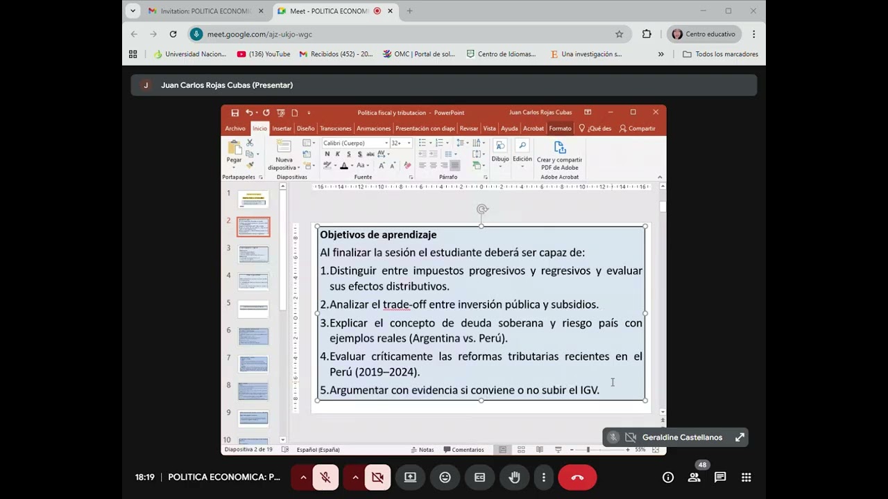 POLITICA ECONOMICA  POLÍTICA FISCAL Y TRIBUTACIÓN parte 1
