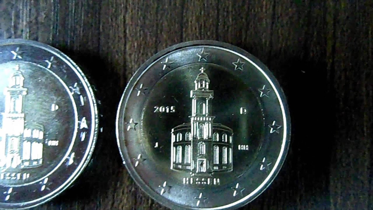 2 Euro Bundesl&auml;nder Serie 2015 - Frankfurter Paulskirche (Hessen) 2015