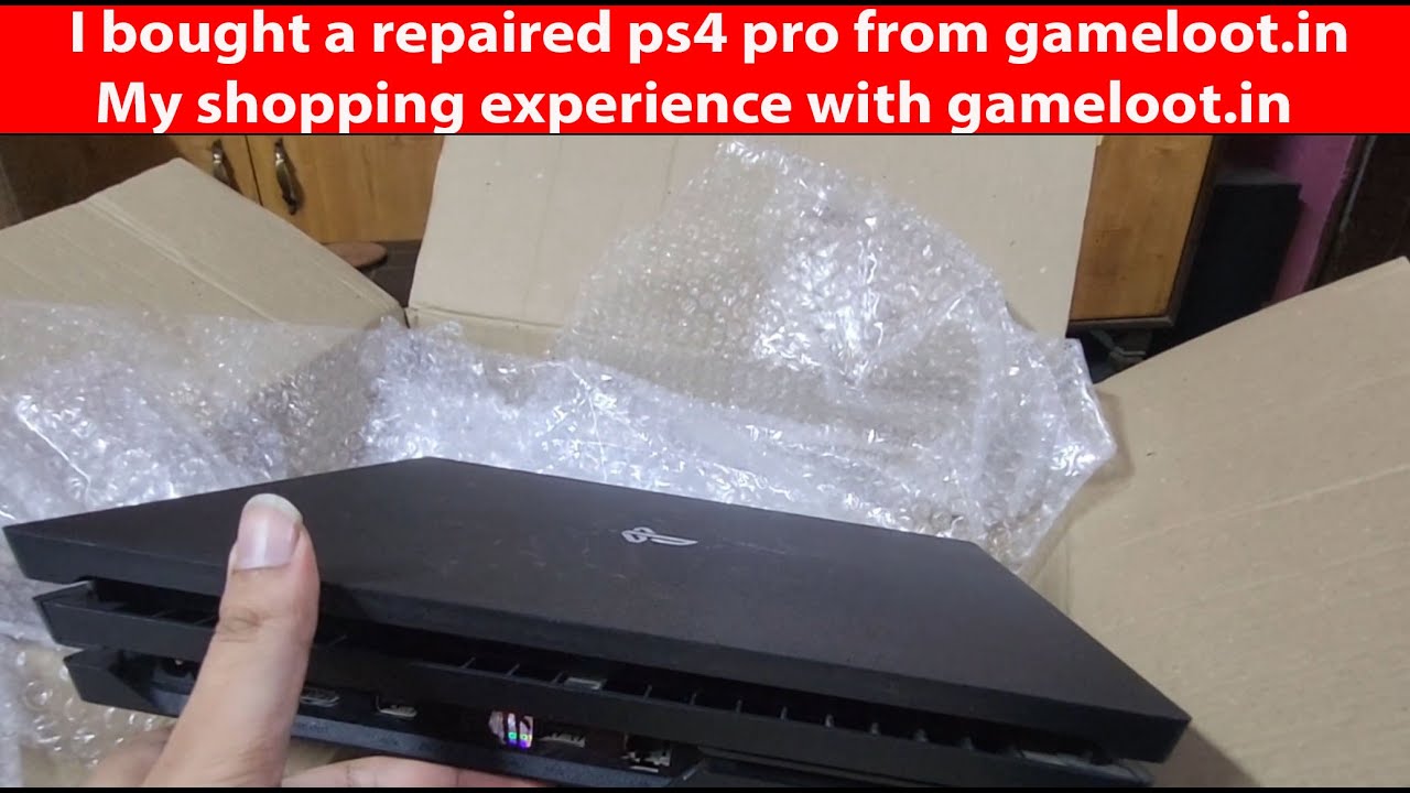 Hindi | I bought a repaired ps4 pro from gameloot.in  | My shopping experience with gameloot.in