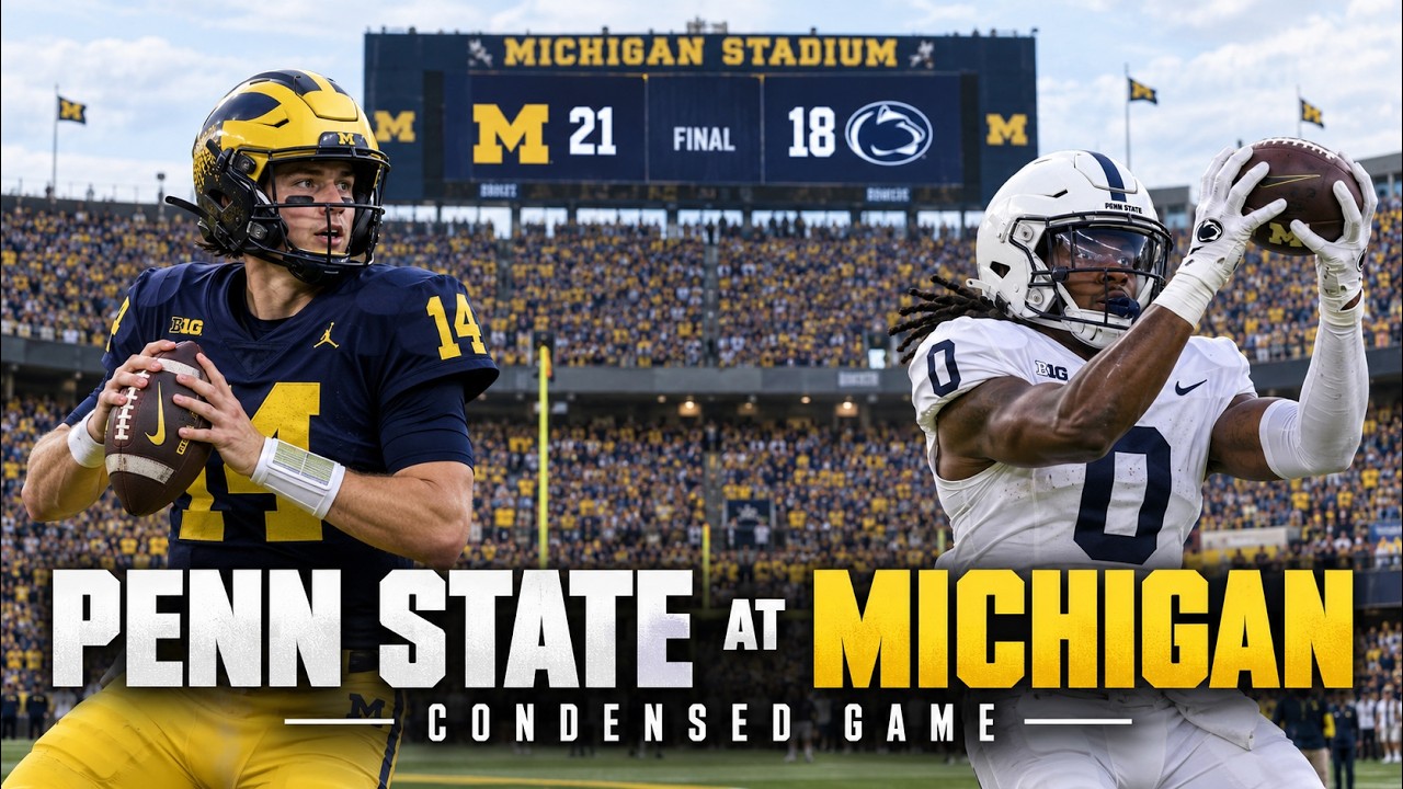 Penn State vs Michigan (2026) | Condensed Game | Wild Big Ten Finish