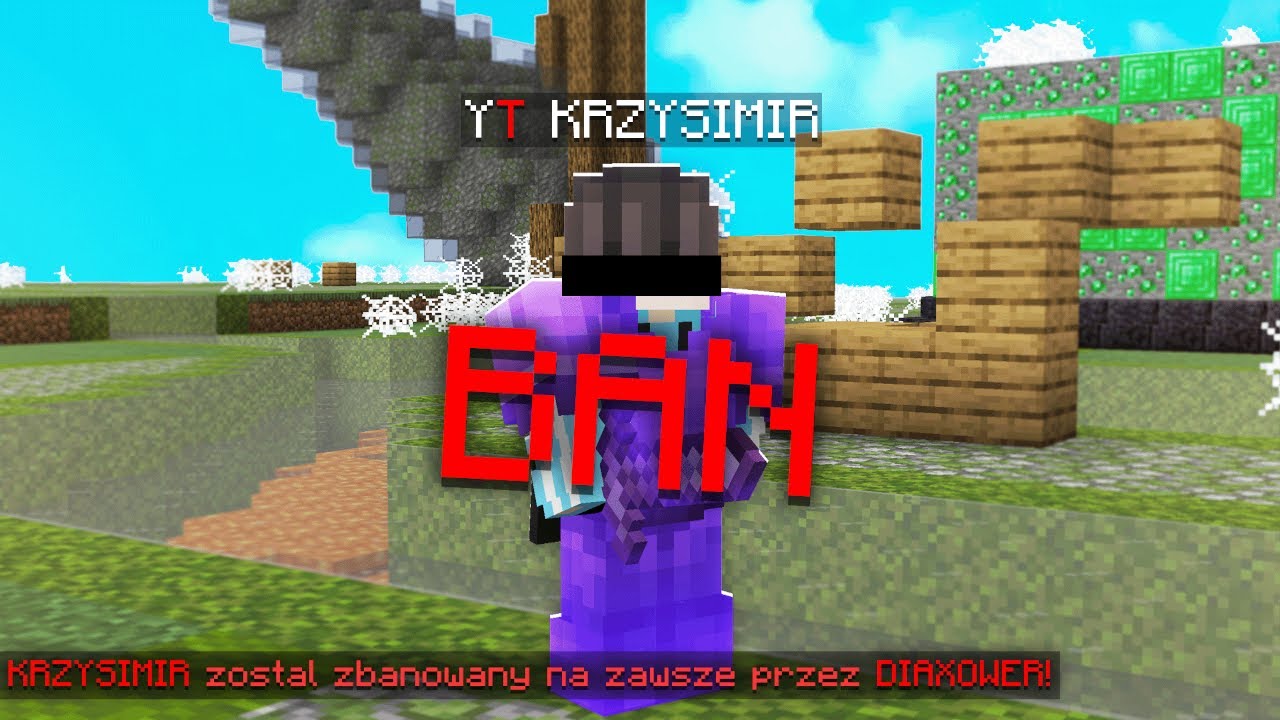 ZOSTAŁEM ZBANOWANY ZA NIEWINOŚĆ NA BOX PVP w Minecraft