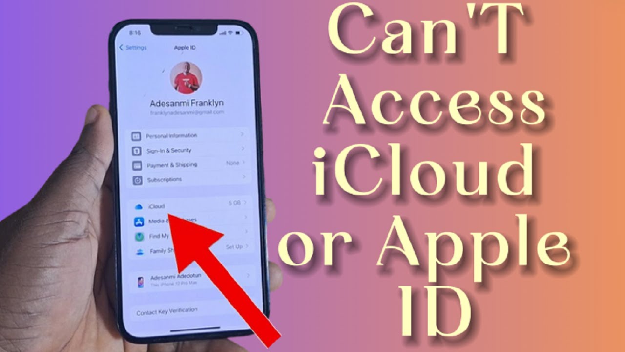 Can't Access iCloud or Apple ID in iPhone | Apple ID or iCloud Access Disabled