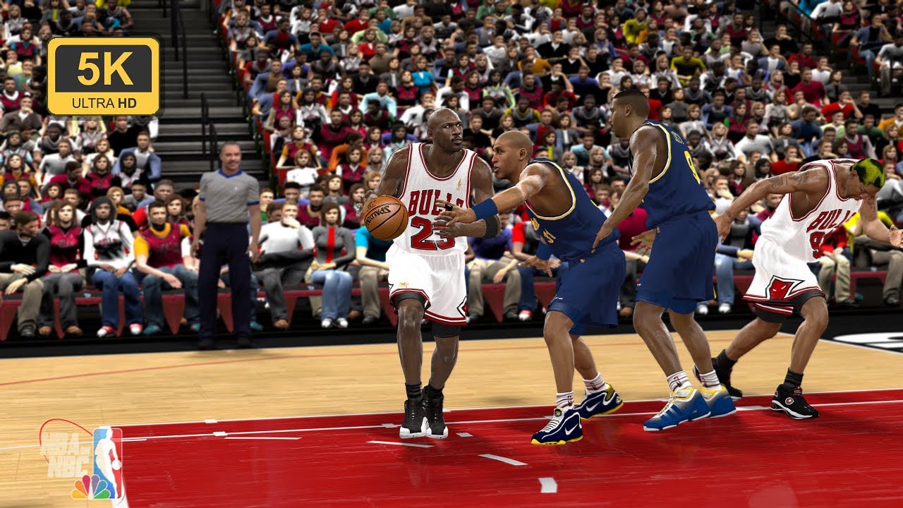 1997 год: &laquo;Индиана Пэйсерс&raquo; против &laquo;Чикаго Буллз&raquo; &mdash; NBA 2K11 (5K 2880p 60fps | Геймплей на ПК)