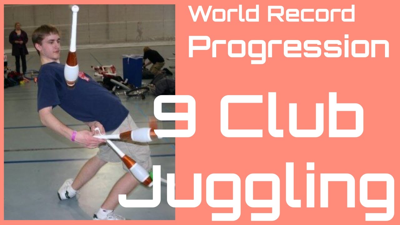 World Record Progression - 9 Club Juggling