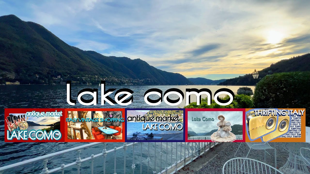The Best Lake Como Antique Markets & Thrift Shopping!