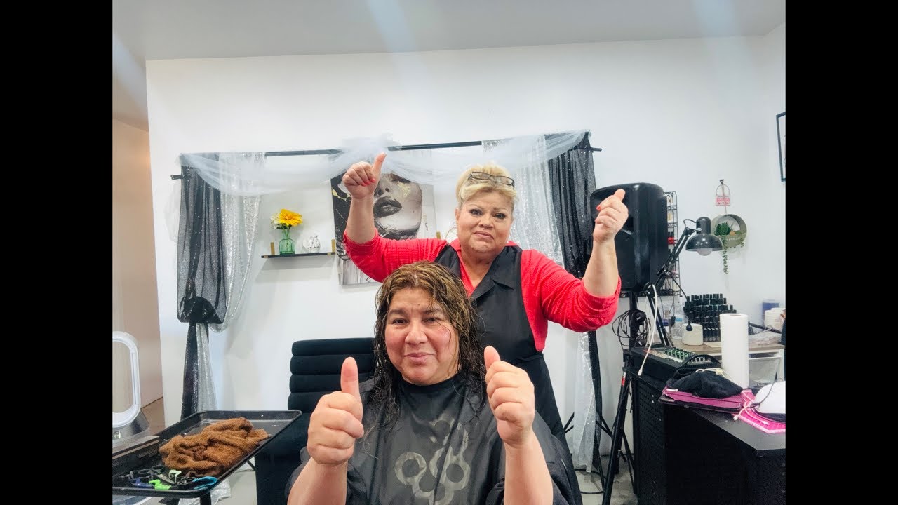 Cambio de look corte en capas parte #2