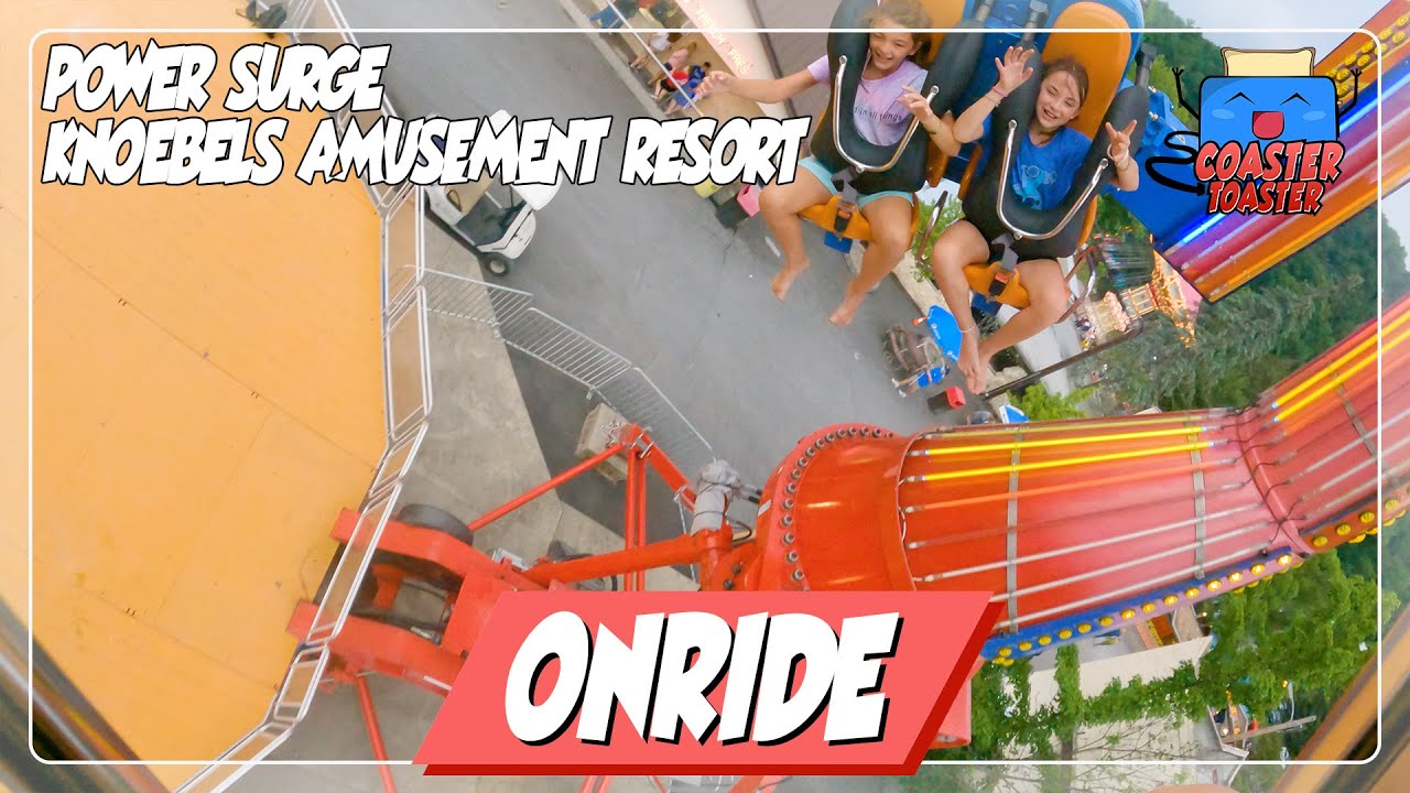 Power Surge - Knoebels Amusement Resort - Very good flatride by Zamperla | POV
