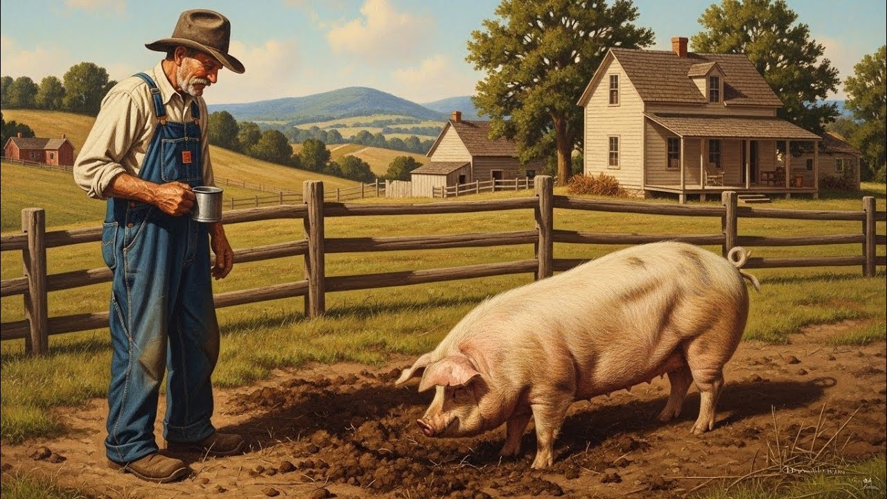 The Rancher Noticed the Pig Kept Digging in the Same Spot… Until They Realized What Was Missing
