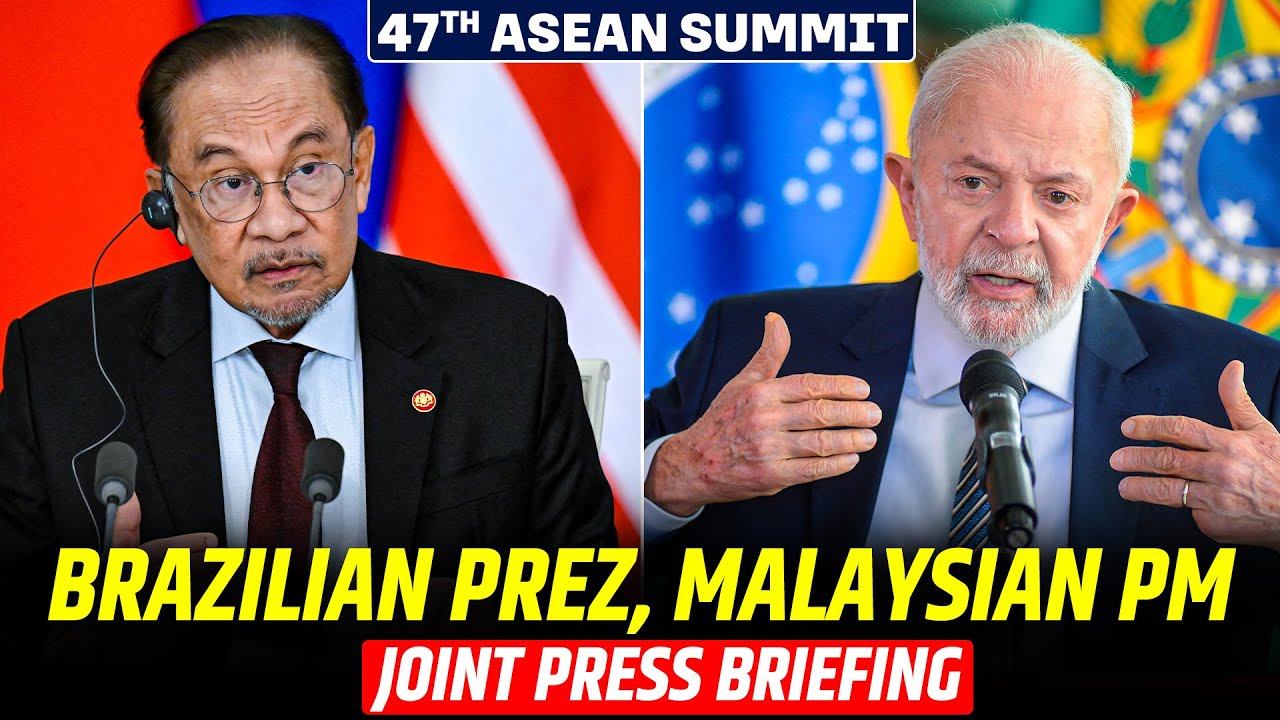 LIVE: Joint press briefing by Brazilian President Lula and Malaysian PM Anwar Ibrahim |ASEAN Summit