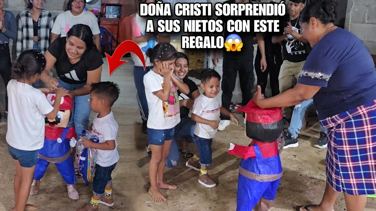 DOÑA TINA Le Llevo Esta Gran Sorpresa A Sus Dos Nietos🎁Todos Quedamos Boca Abierta  Al Ver Esto😱