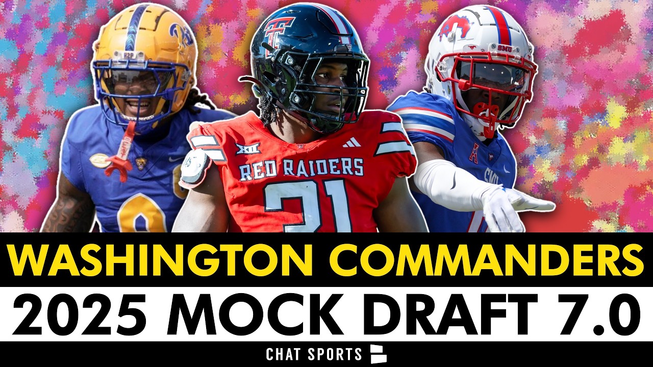2026 Washington Commanders 7-Round Mock Draft After The NFL Combine | Commanders Mock Draft 7.0