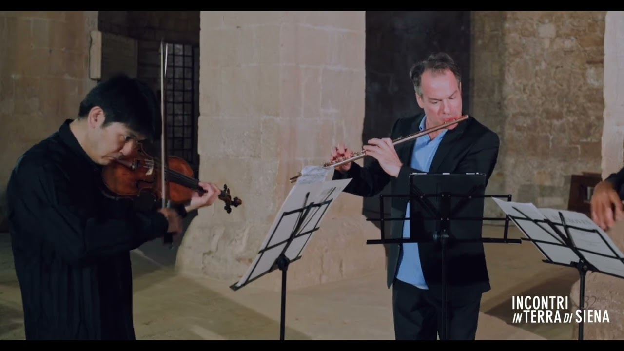 Beethoven Serenade op. 25. Flute violin and viola. Emmanuel Pahud, Daishin Kashimoto, Lawrence Power