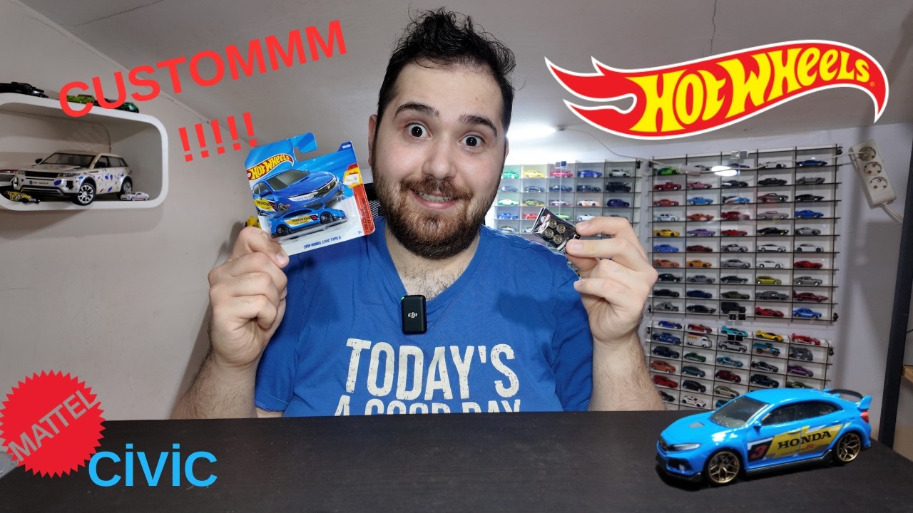 HOT WHEELS HONDA CİVİC CUSTOMMM!!!!! ÇEKİLİŞ !!!!!