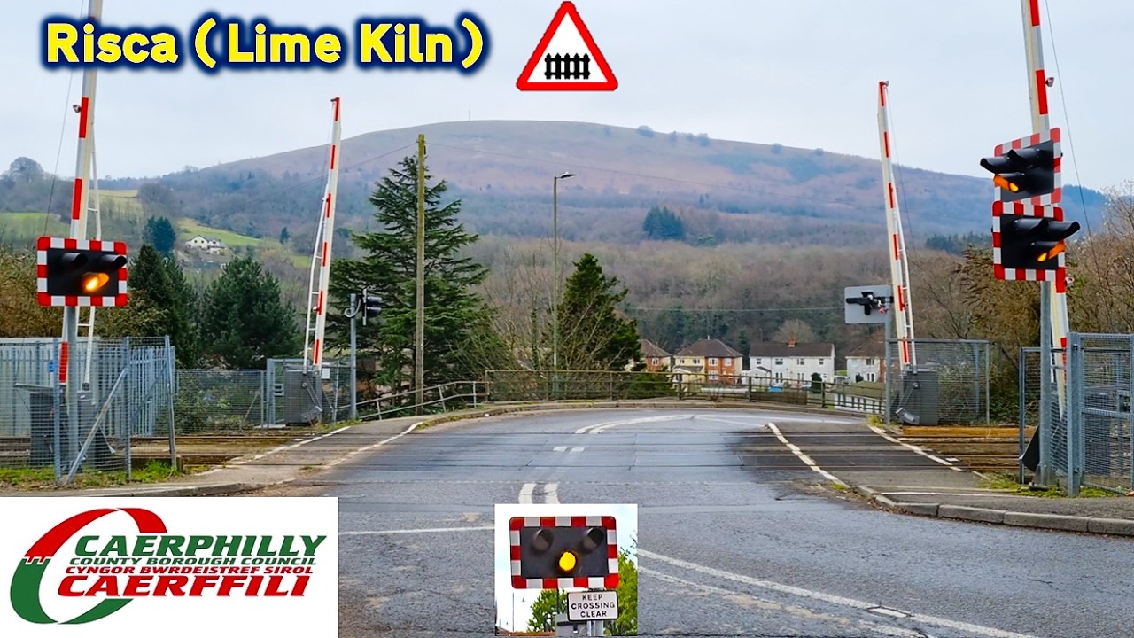 Risca (Lime Kiln) Level Crossing, Caerphilly County Borough