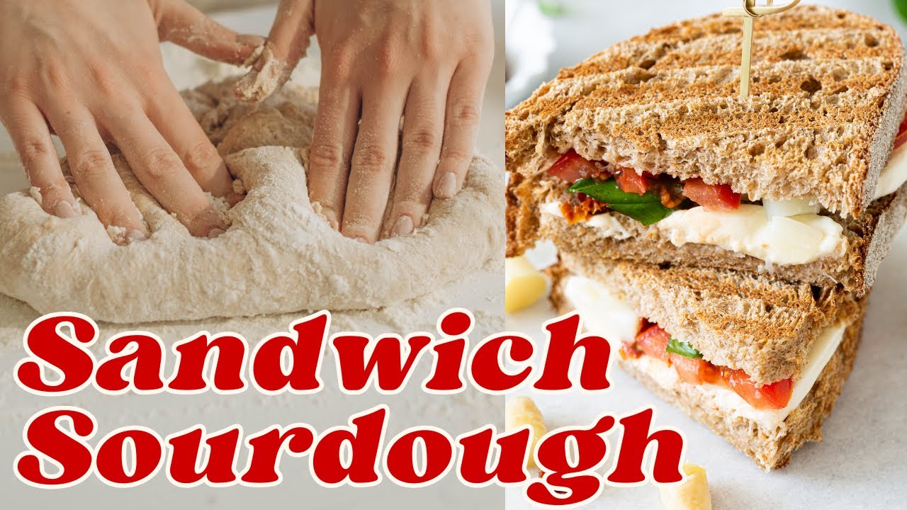 Your NEW FAVORITE Sourdough Bread | Healthy Whole Grain & Soft