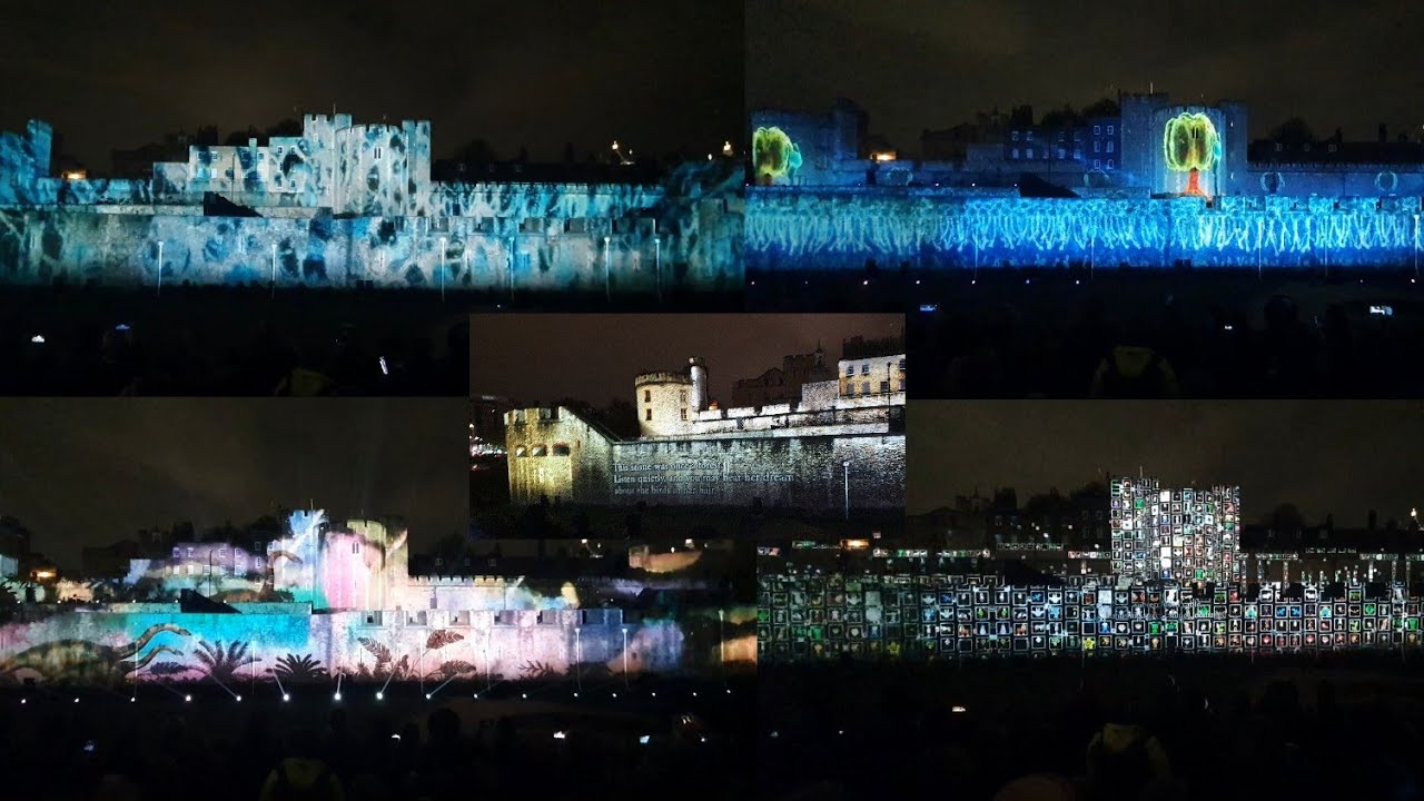 Light show at the Tower of London | About Us