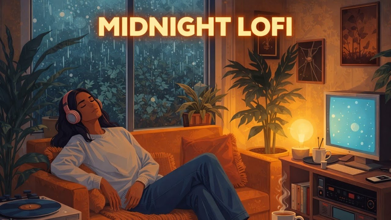 Midnight Lofi 🌌 | Calm Beats for Late Night Focus & Study
