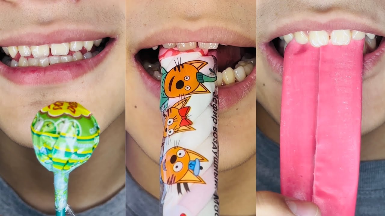 Satisfying ASMR Candy Chewing BAKO ASMR Best Viral Compilation
