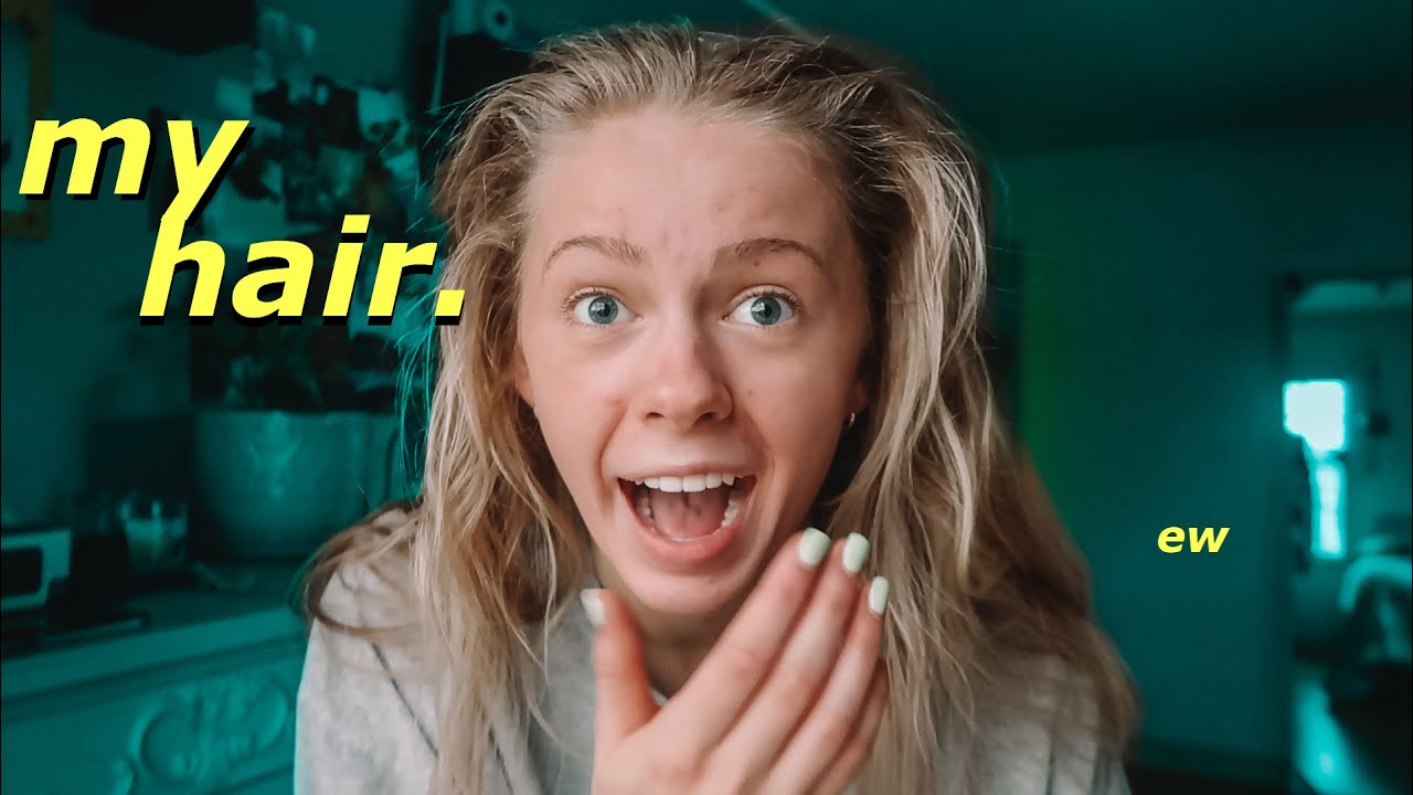 i didn't wash my HAIR for a WEEK...