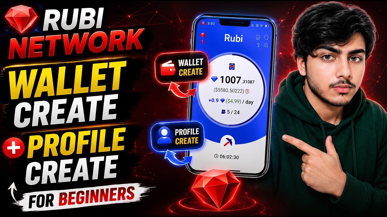 Rubi Network: Wallet aur Profile Setup Karne ka Asaan Tarika