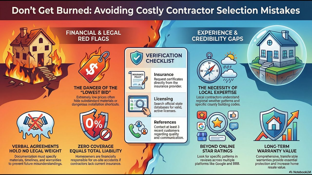 Don&rsquo;t Get Burned by Contractor Selection Mistakes | American Roofing Experts 816-608-7773 KS