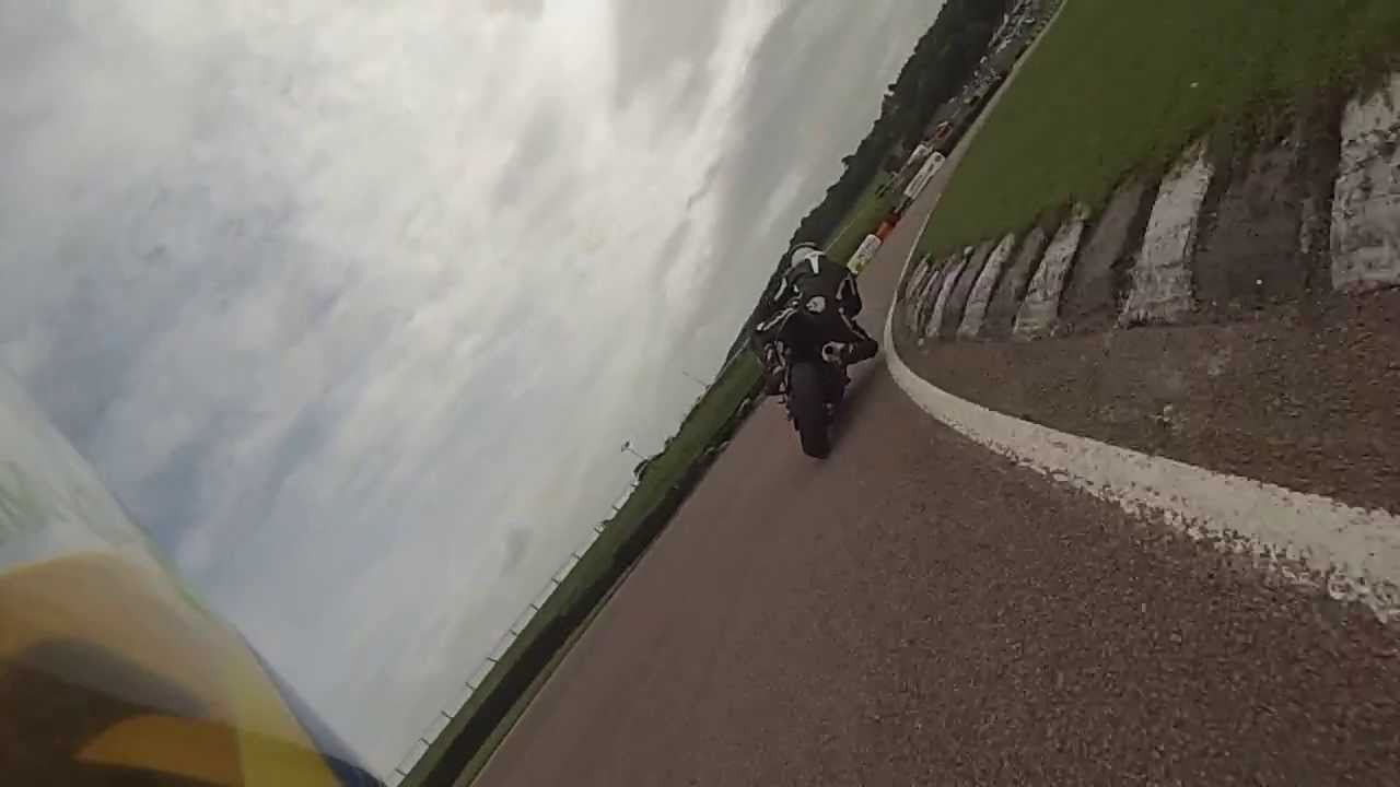 First time around Lydden Hill. On board The ePayMe Racing Triumph 675R with Jesse James Jones