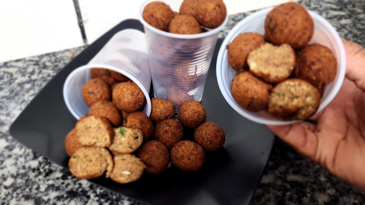 MINI CROQUETE DE CARNE RECEITA FACIL E RAPIDA OTIMA PARA VENDAS