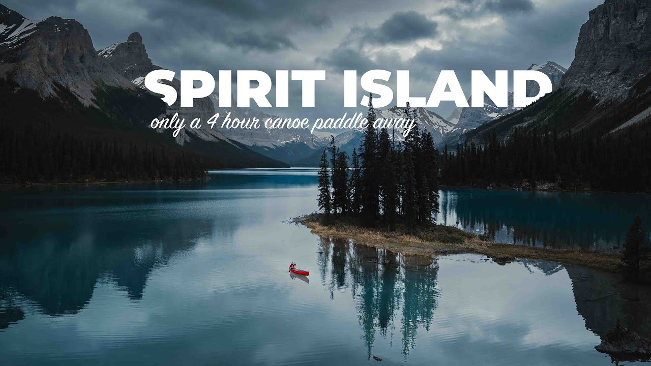 Would You Canoe for 4 Hours to Get Here?? | Spirit Island (Jasper National Park)