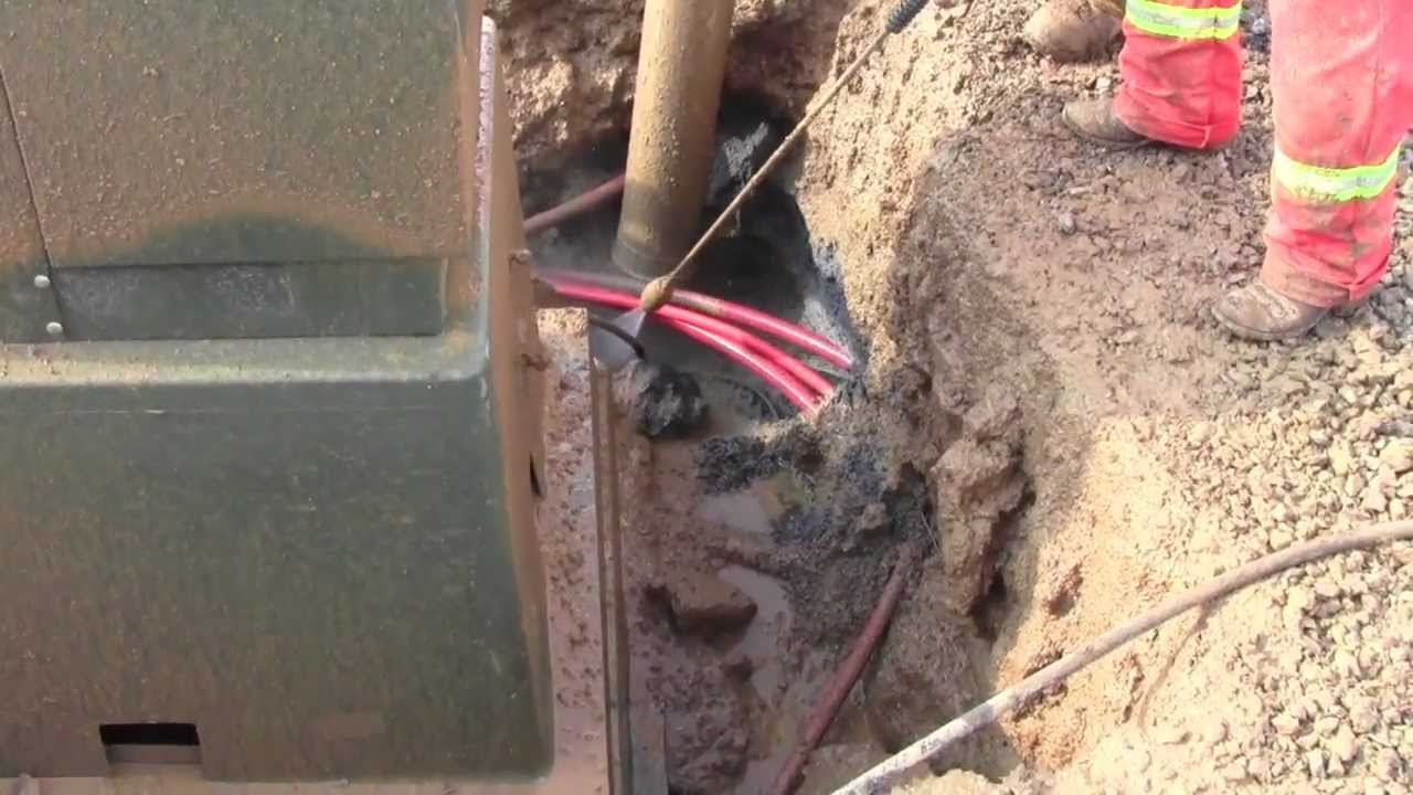 Hydro Excavation To Dig Around Electrical Transformer