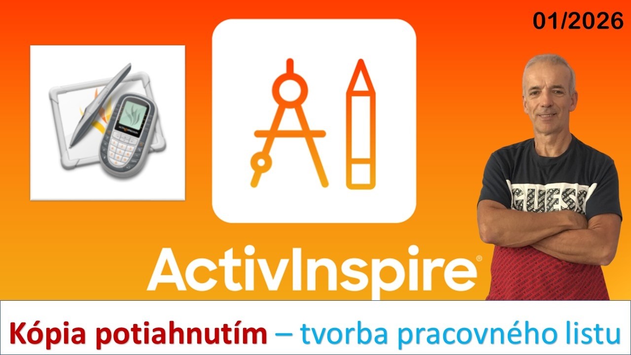 ACTIVINSPIRE - Tvorba pracovného listu, Matematika pre MŠ, vlastnosť objektu Kópia potiahnutím