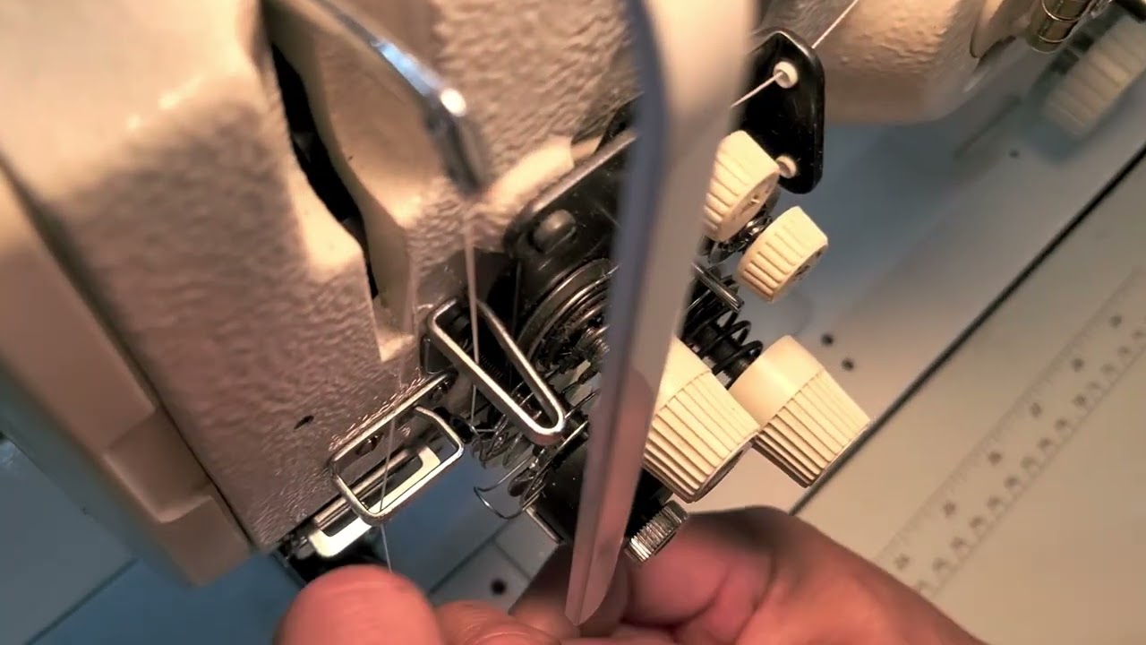 Threading a Juki clone LU-1560N.