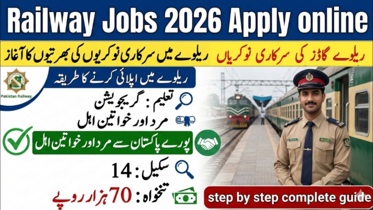 Railway Guard Jobs 2026 | How to Apply Online Pakistan Railway Jobs 2026 | Education Forum Pak