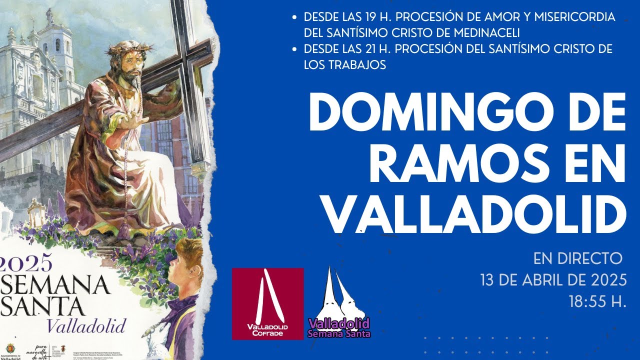 Tarde de Domingo de Ramos en Valladolid (2025)