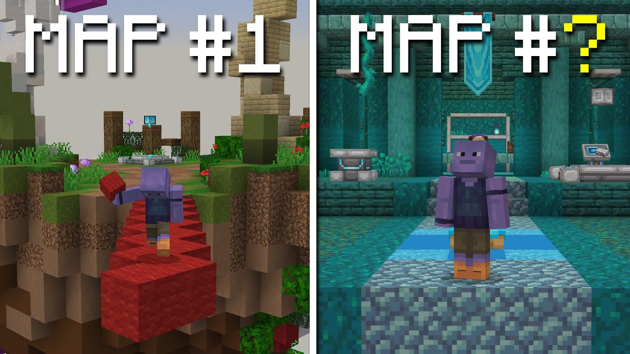 I Played EVERY Hive Bedwars Map