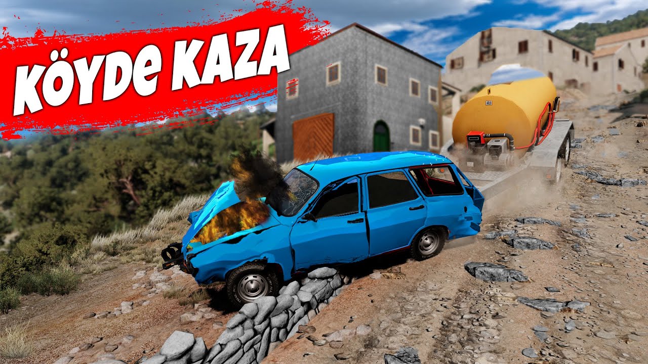 TOROS PERT OLDU - KÖY EVİNİ TADİLAT // ROLEPLAY TADINDA // BeamNG.drive // Diy steering wheel set