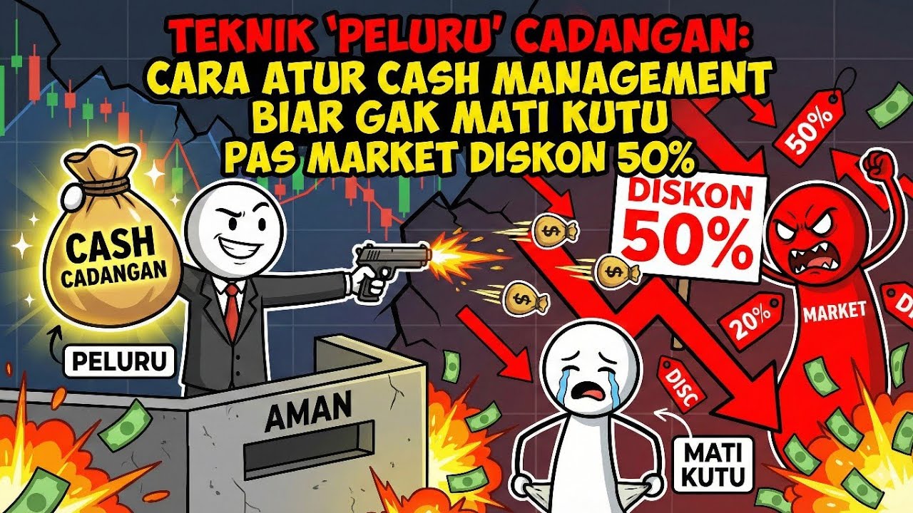 Teknik 'Peluru' Cadangan: Cara Atur Cash Management Biar Gak Mati Kutu Pas Market Diskon 50%