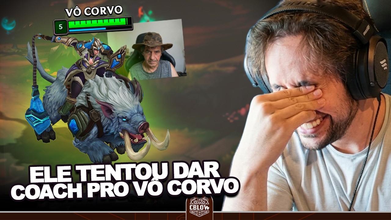 🚨 ELES TENTARAM DAR COACH PRO VÔ CORVO