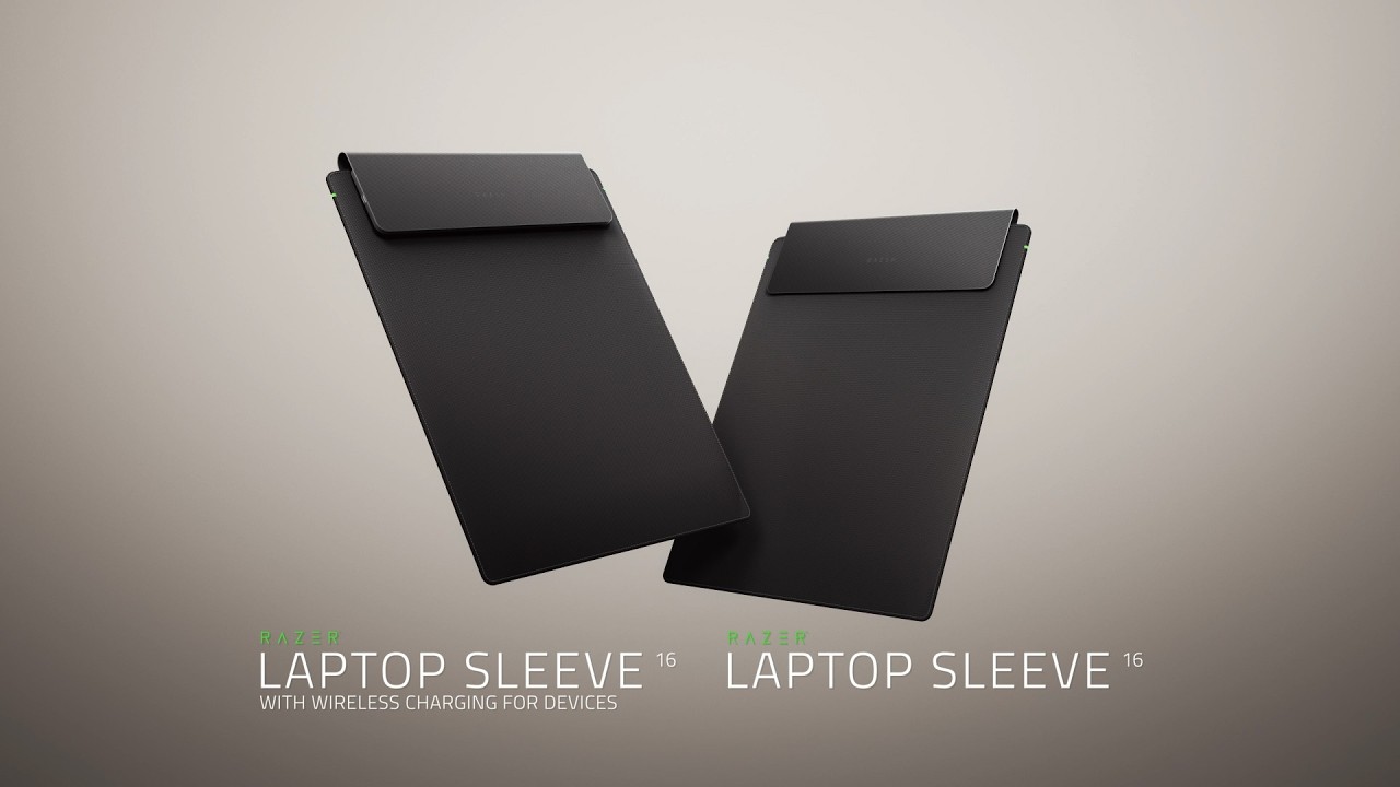 Razer | Laptop Sleeve 16&rdquo; with Wireless Charging for Devices