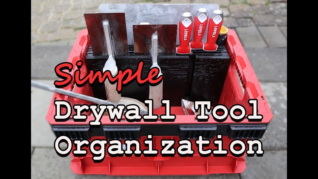 Milwaukee Packout Drywall Tools Organization