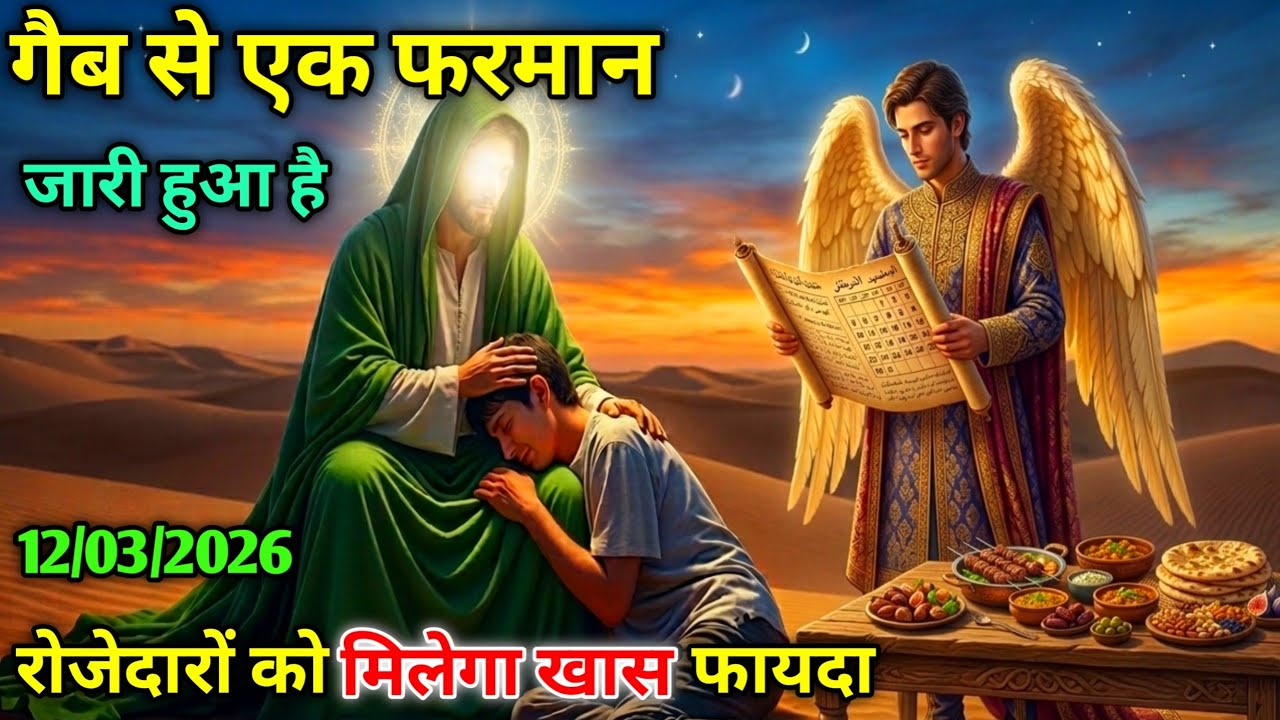 🤲12 March 2026 गैब से एक फरमान जारी हुआ है। अल्लाह का खास पैगाम रोजगारों के लिए।#allah 
