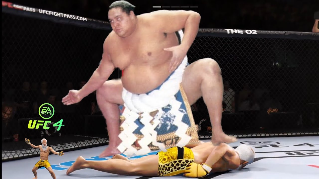 UFC4 | Old Bruce Lee vs Akebono Tarō |  Legendary SUMO champion