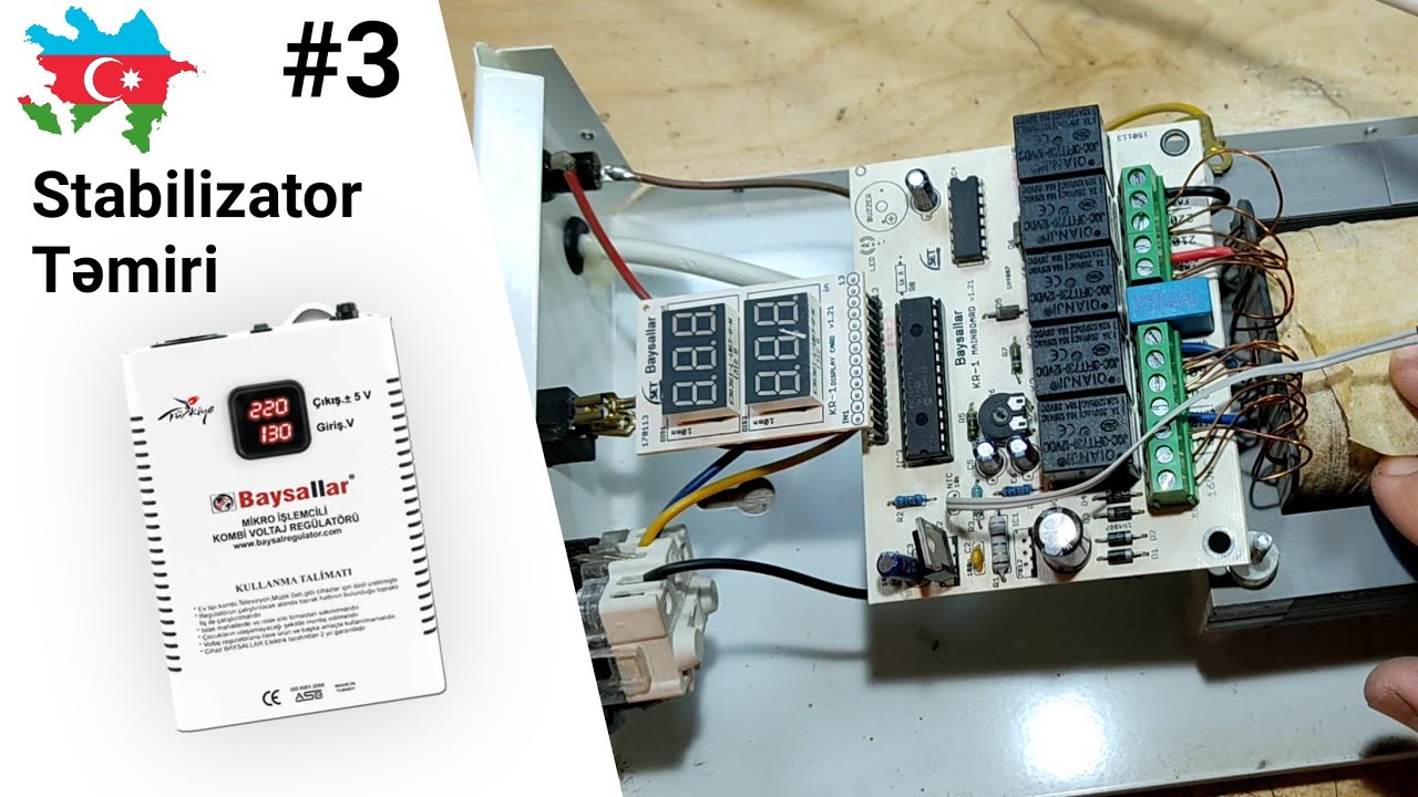 Evdə stabilizator necə təmir olunar ? Öz əşyanı özün təmir et , 1Azn'lıq problem #3