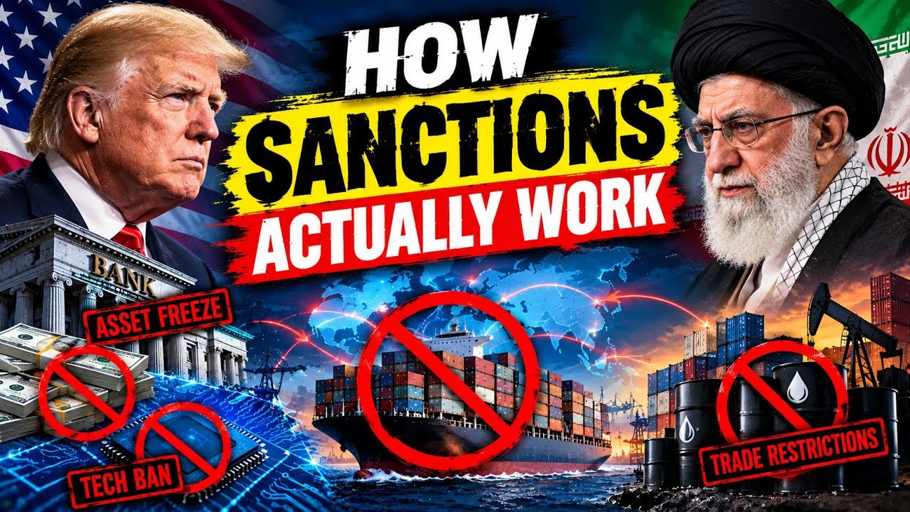 How economic sanction actually works? Explained in english @FD_Finance 